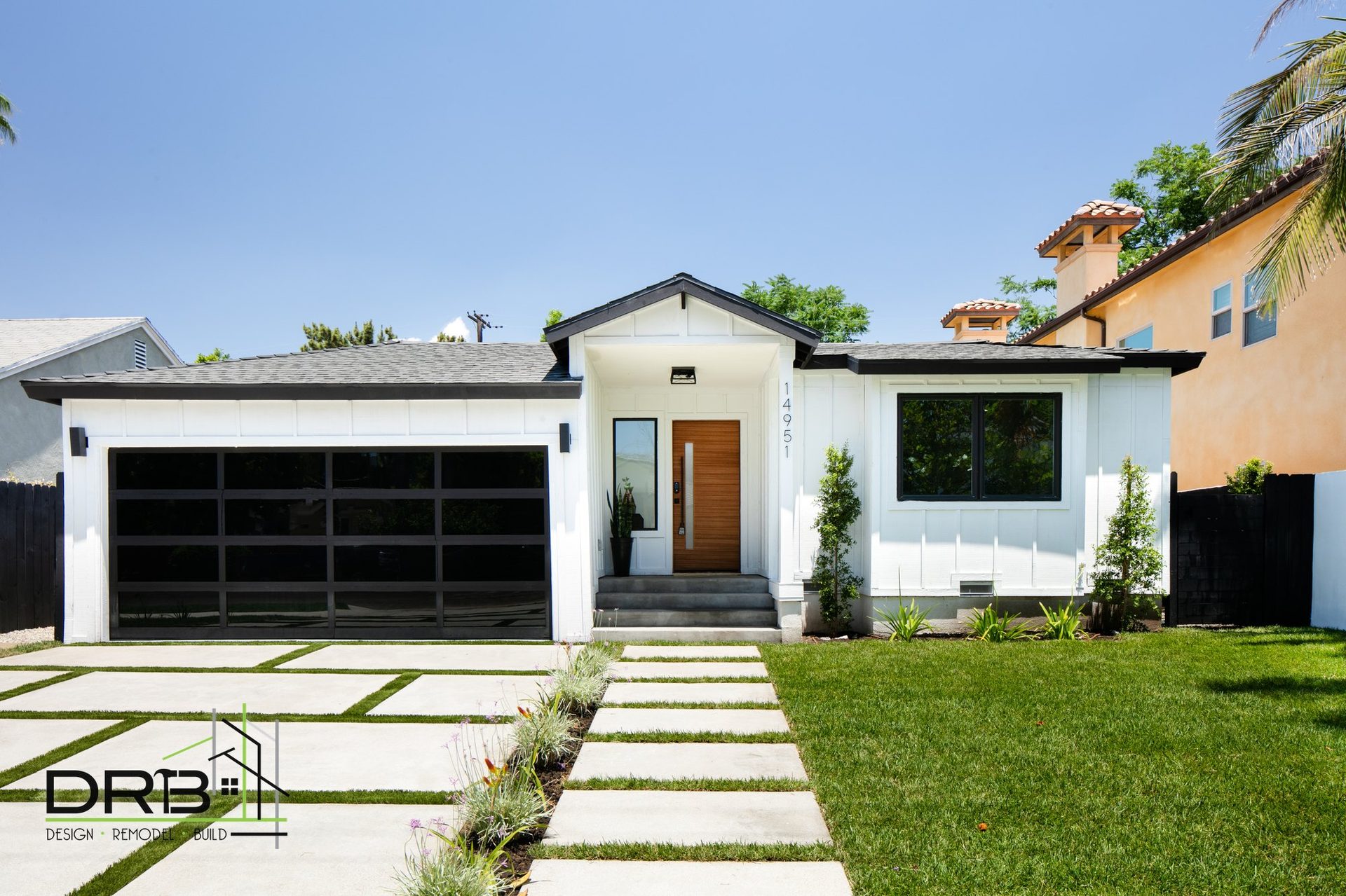 Modern makeover front exterior